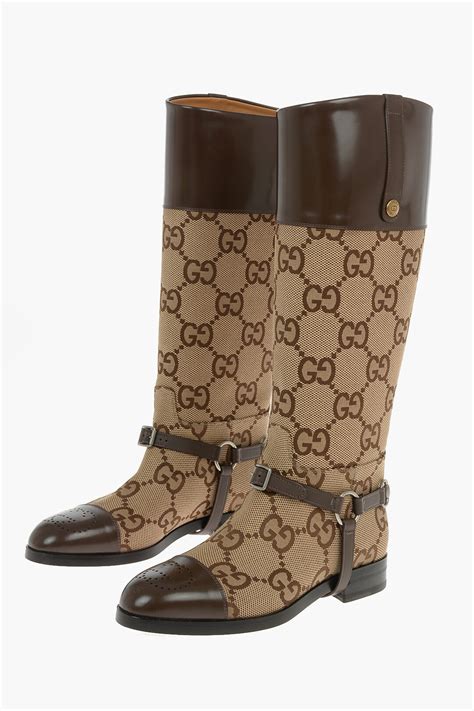 gucci winter boots mens|gucci monogram thigh high boots.